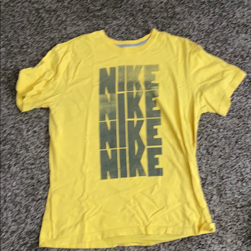 Yellow Nike T Shirt